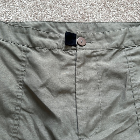 Y2K Olive Green Utility Bootcut Pants Juniors Size 11 Outdoor Streetwear Field - Picture 4 of 14